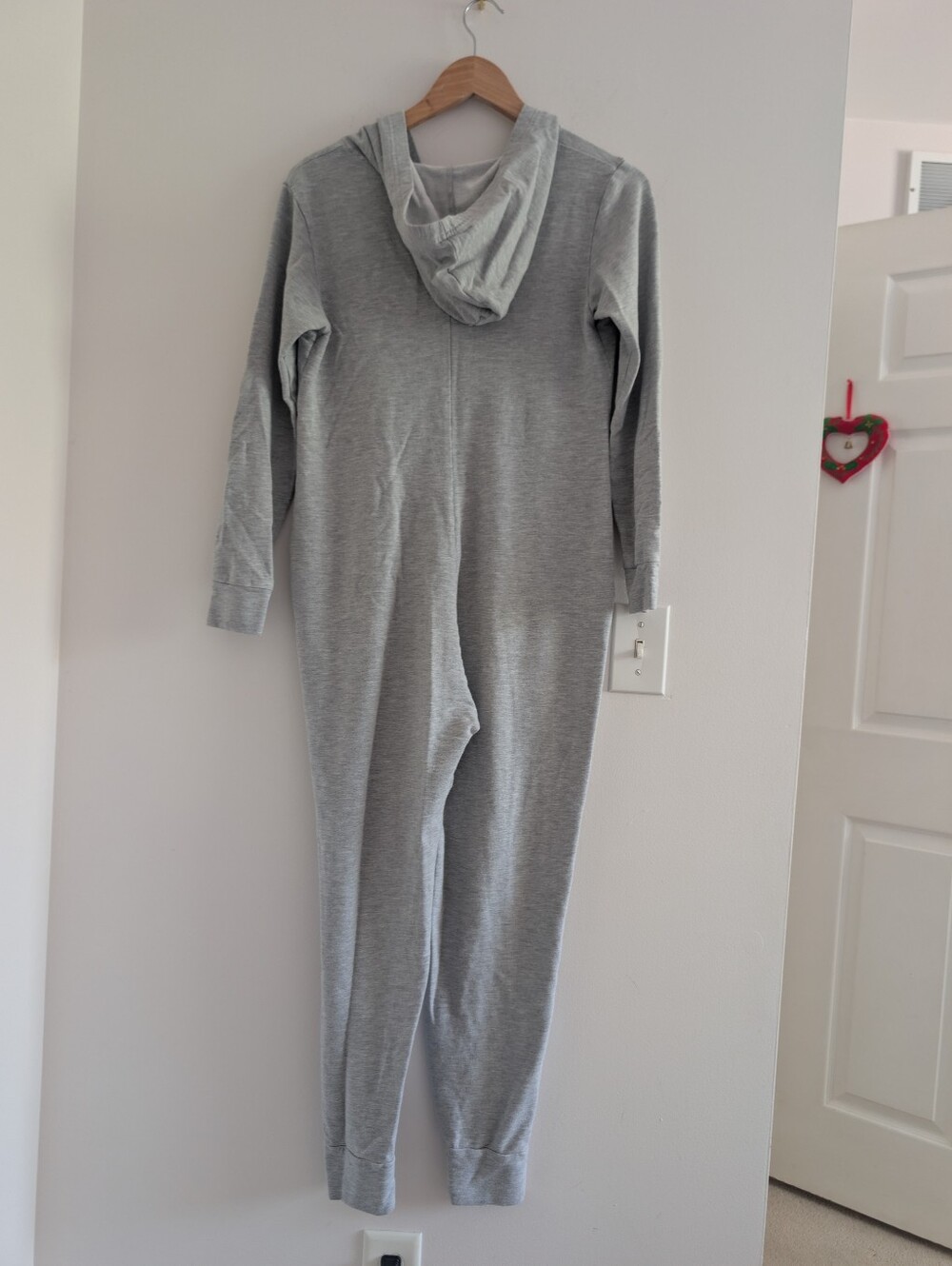 Smash + Tess Light Gray Hooded One‑Piece Jumpsuit - Picture 5 of 7